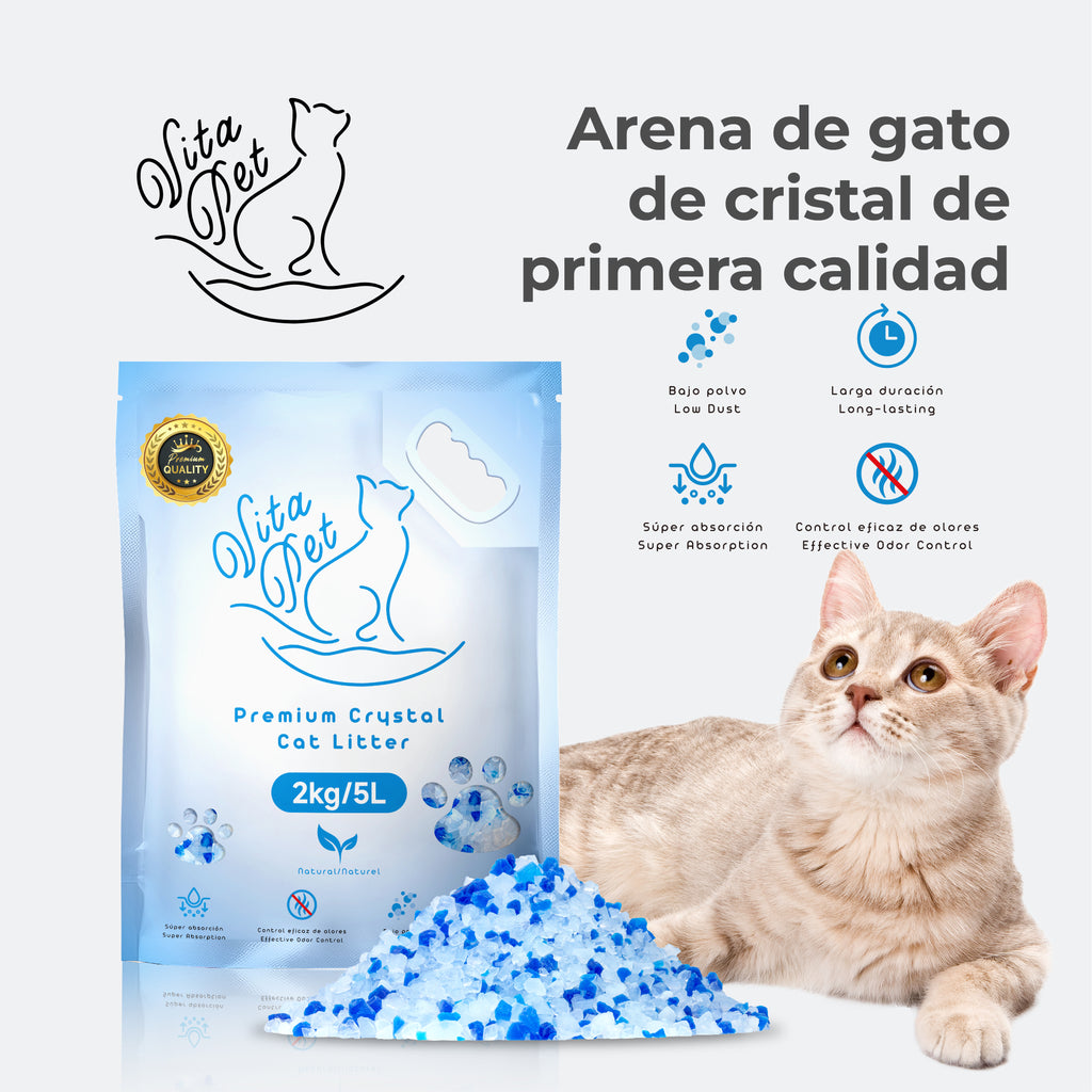 Vita Pet · Sílice de alta pureza (2 kg / 5 L)