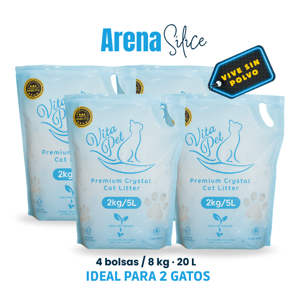 Vita Pet · Pack Familiar 4 Bolsas/8 kg.