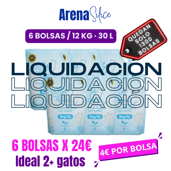 Vita Pet · Pack Mayor 6 Bolsas-12 kg/30L.